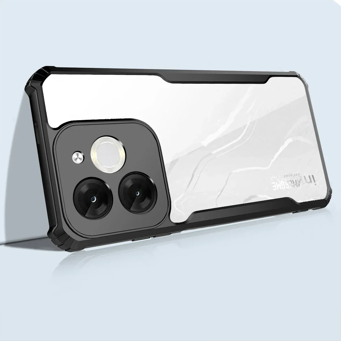 غلاف هاتف شفاف مقاوم للصدمات لهاتف ITEL S25 Ultra S24 S23 Plus A80 A70 A60 A60S A50 A50C غطاء شفاف