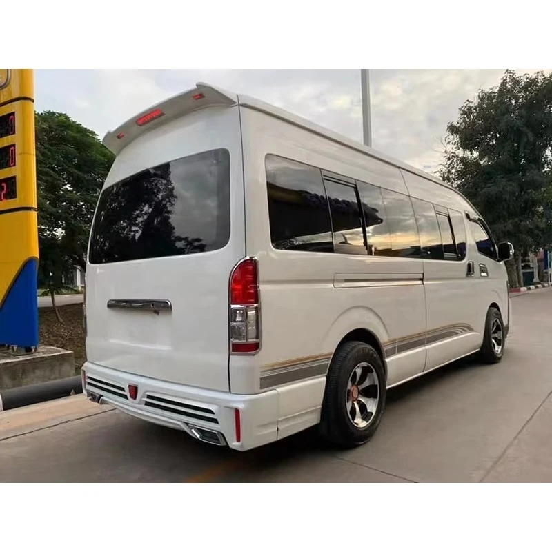 Wide Sad Face Front Rear Bumper Body Kit For Toyota Hiace 200 2014 Auto Exterior Conversion Modification Accessories 5