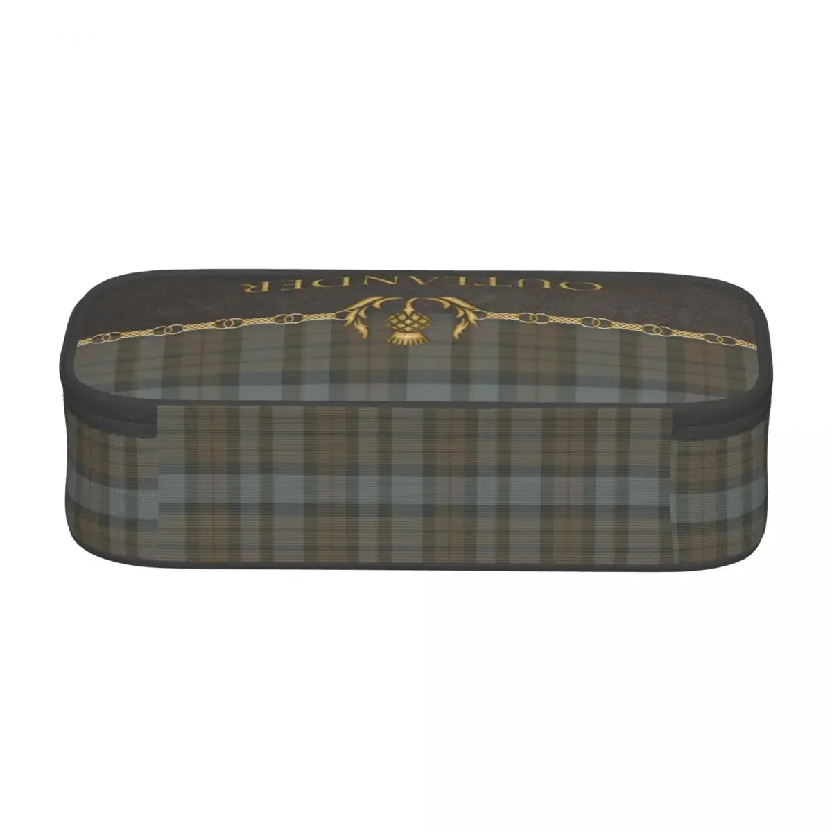 حافظات أقلام رصاص بنمط أوتلاندر من الجلد والترتان مخصصة لحقيبة صندوق القلم الحديثة منقوشة الملحقات المدرسية