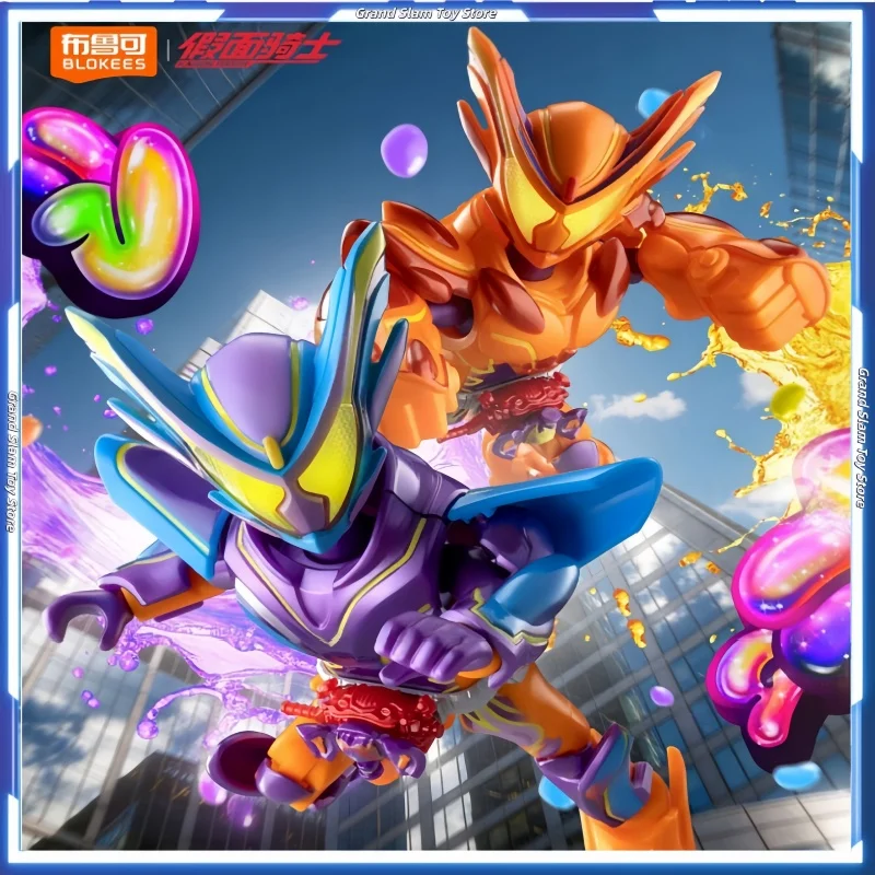 

new Blokees Kamen Rider Building Blocks Figure Star Edition Vol 6 Galaxy Version Geats Nine Tailed Fox Hidden Anime Collectible