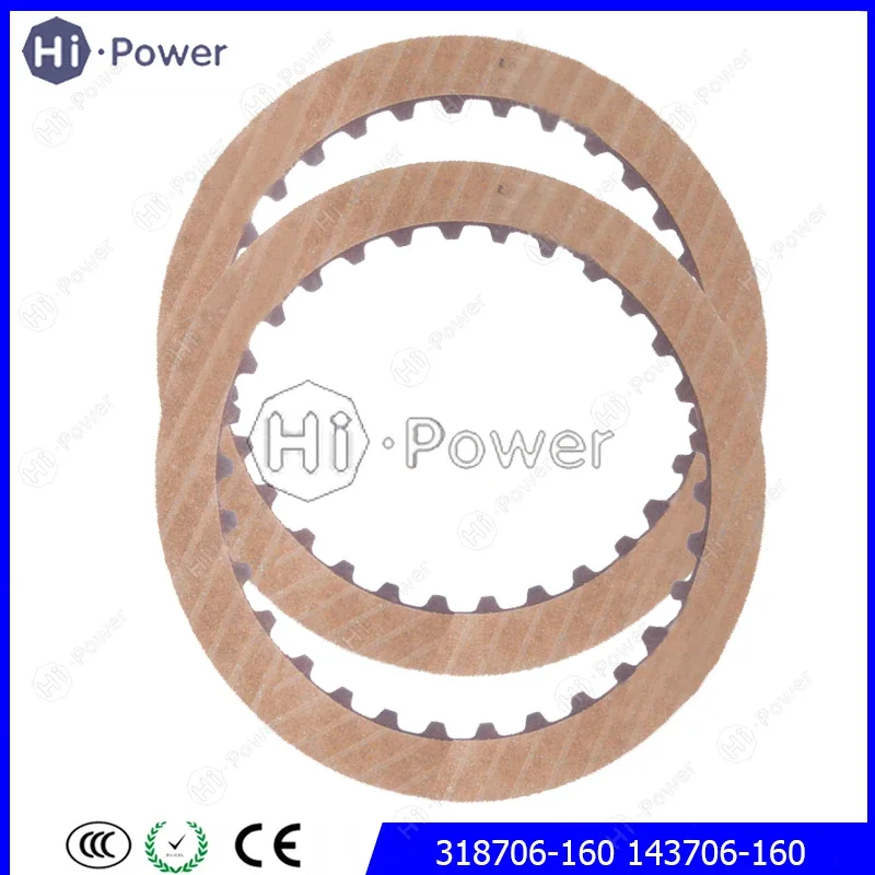 Transmission Friction plate E Clutch 6HP19X 6HP19A 6HP21X 04-up 124mm 30T 1.6mm 1071271033 318706-160 143706-160 G-FRD-6HP19-EC