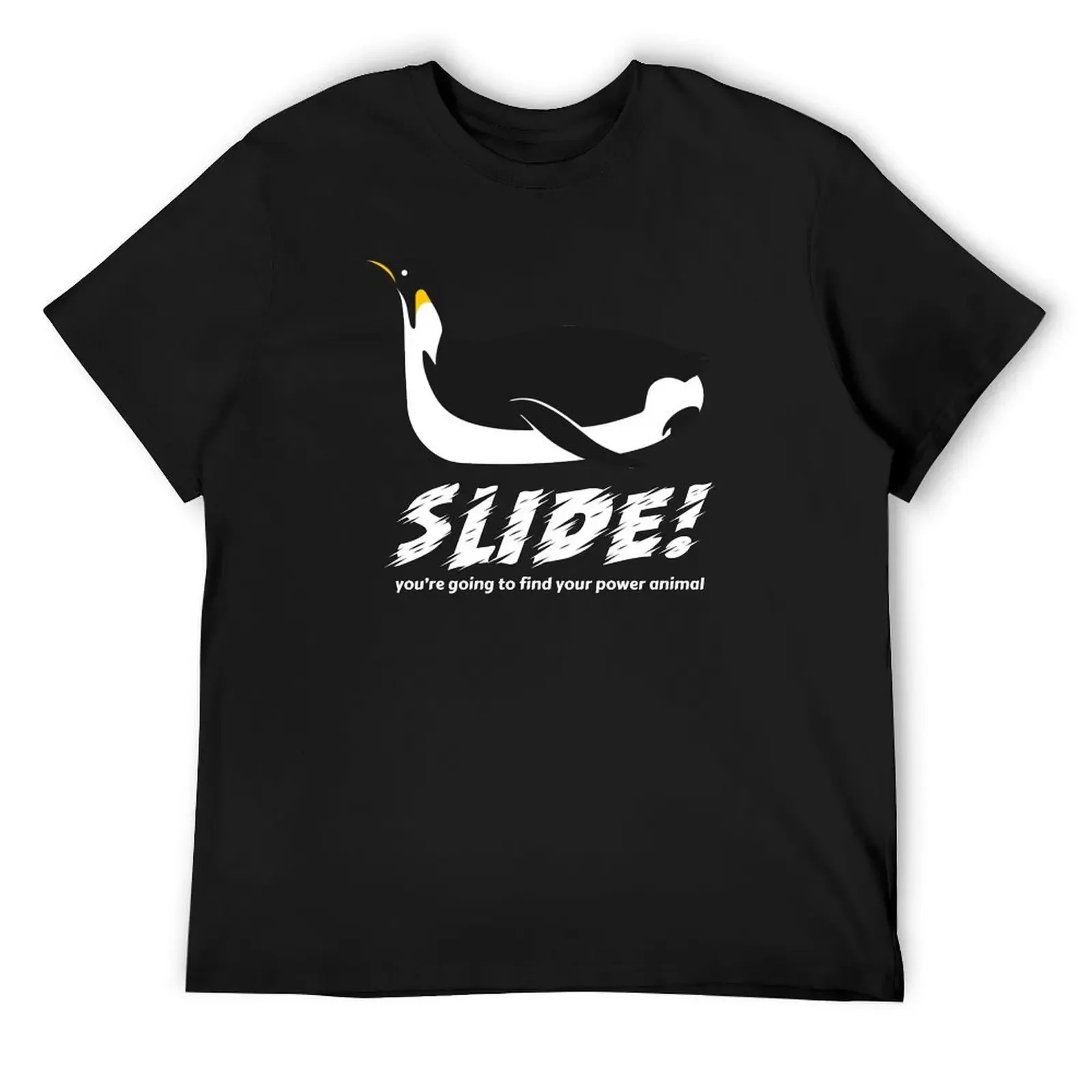 Fight Club Penguin SLIDE! T-Shirt custom t shirt custom shirt rapper graphic tees summer clothes t shirt for men