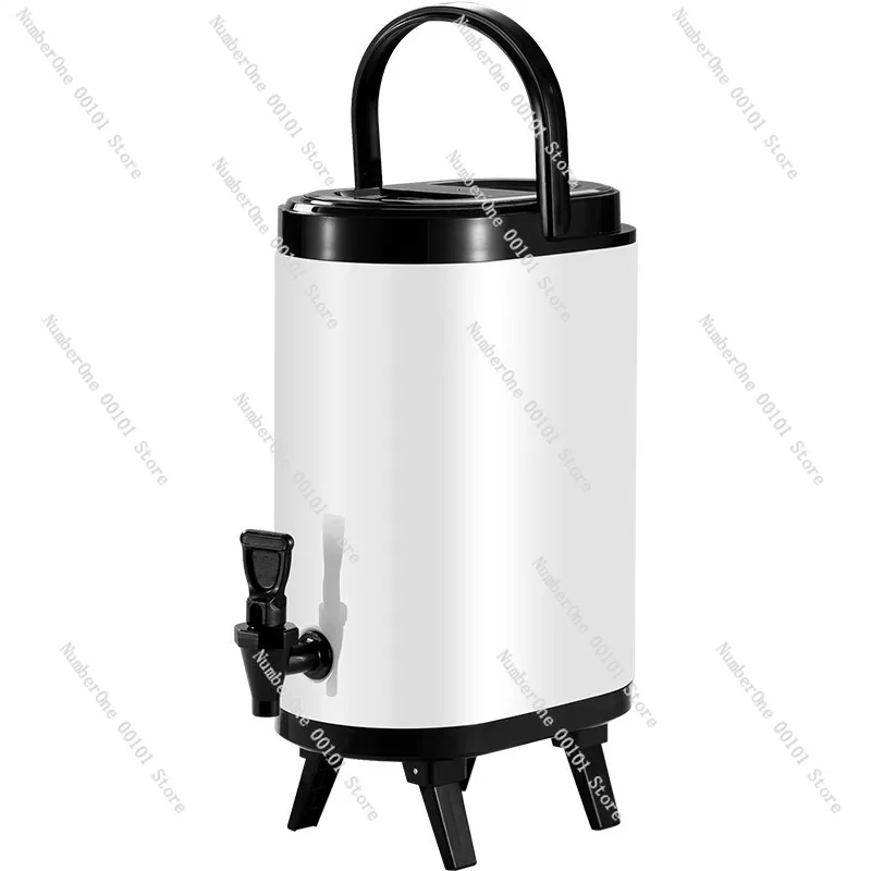 

304 Insulation Bucket, Large Milk Tea Shop Container for Hot Water and Soy Milk, Commercial Insulation and Cooling Bucket
