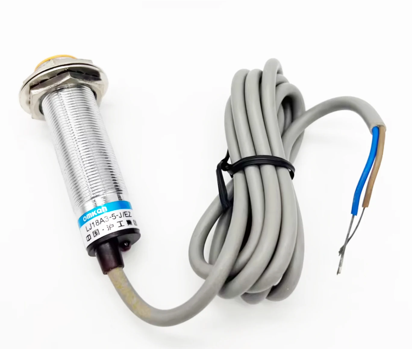 LJ18A3-5-J/EZ proximity switch sensor, outer diameter M18, NO (normally open), 220 V AC, 2-wire, sensing distance 5 mm