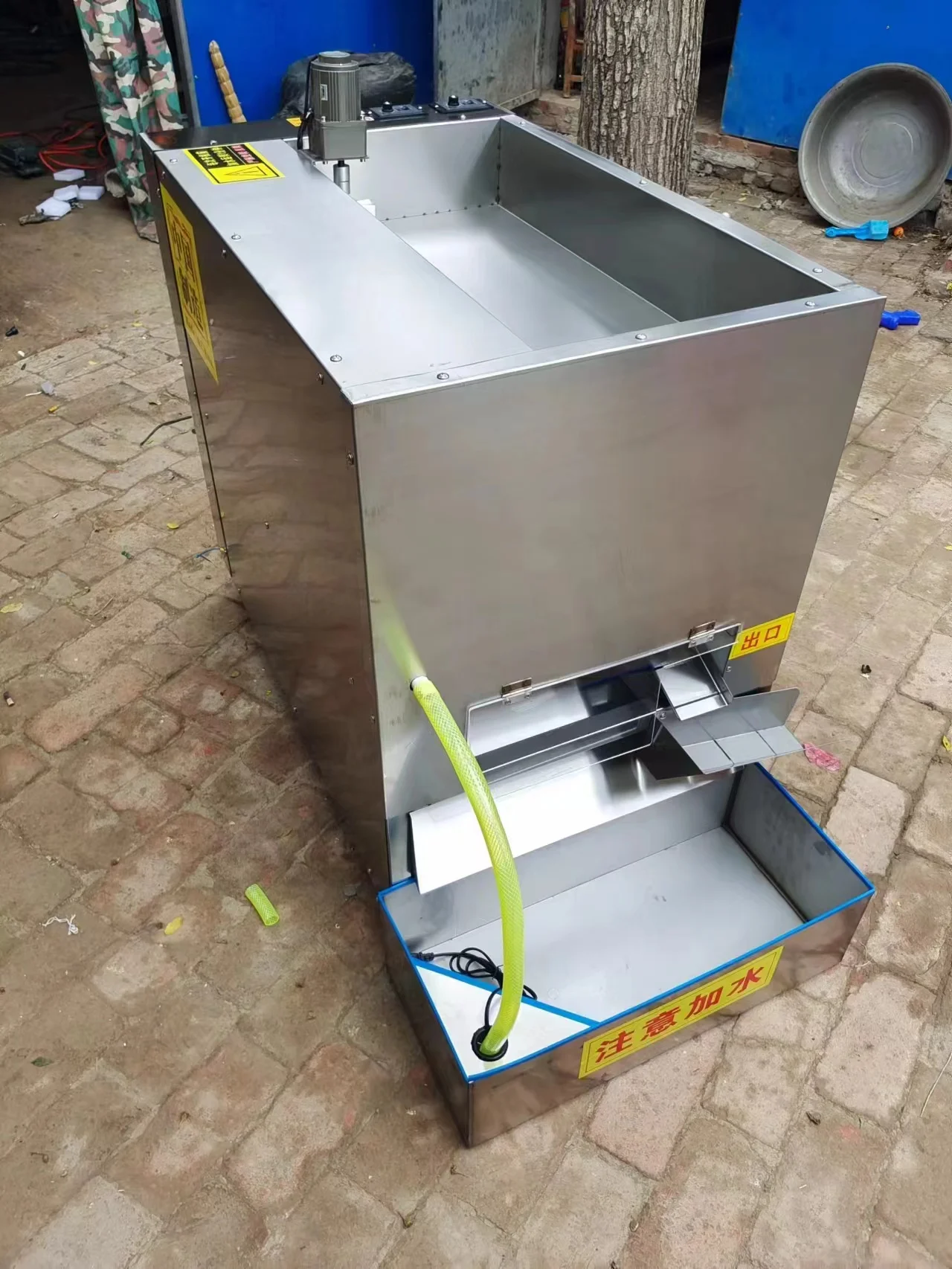 Stainless Steel Boiled Egg Shell Peeling Remover Machine 4500 PCS Per Hour Cooked Egg Shelling Machine HJ-QK06