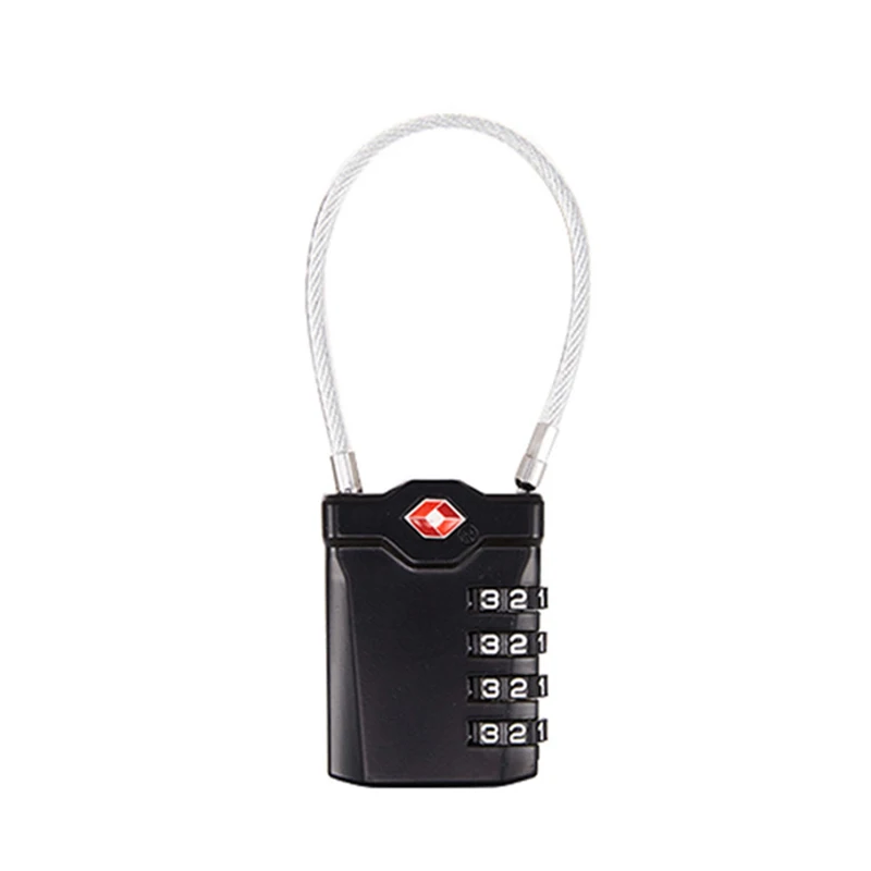 Anti-theft Lock Security 4 Dial Digit Combination Lock TSA Customs Lock Safely Code Lock Combination Lock