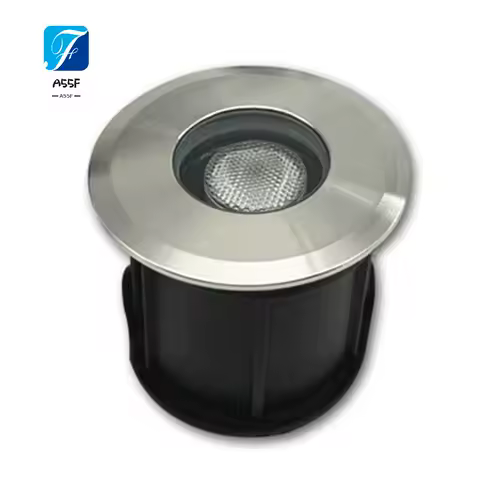 A55F-LED Deck White Light Lamp IP68 Waterproof Stainless Steel Recessed Garden Stair Underground Bulb Lamp Wall Spotlight