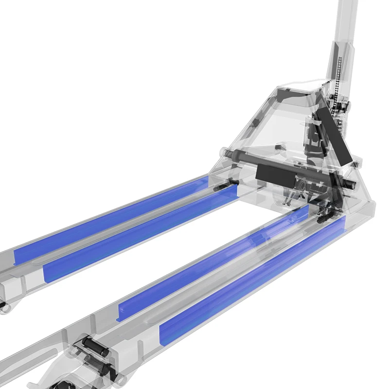 loading nylon wheels rough pallet truck all terrain hydraulic handling warehouse construction site small household