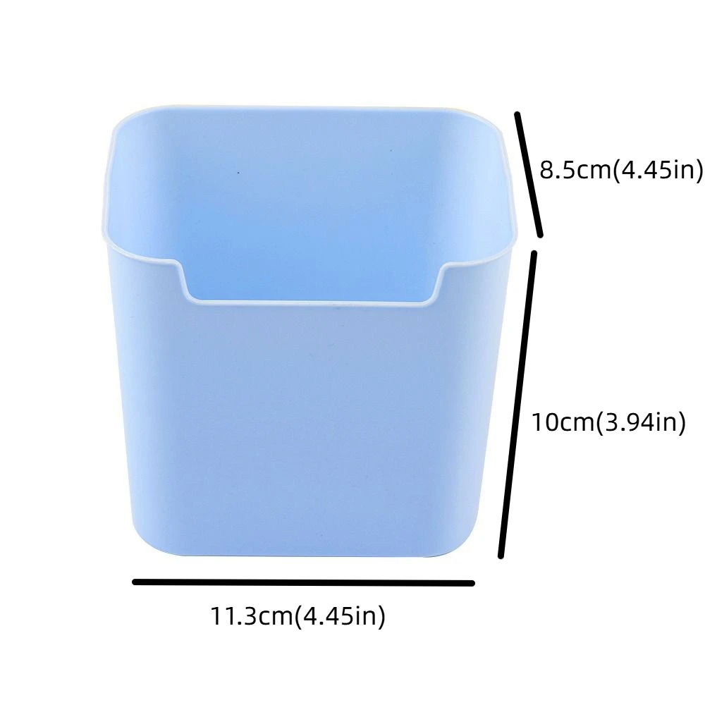 Transparent Desk Pen Holder Large Capacity INS Style Pencil Storage Box Multifunction Plastic Storage Bucket Desktop Organizer