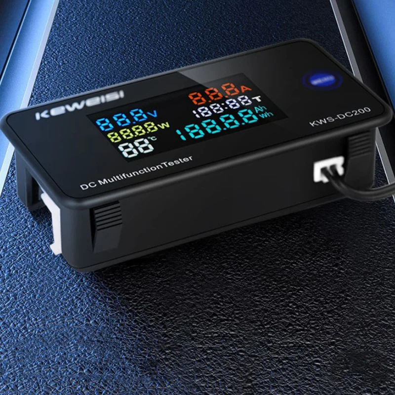 Вольтметр Амперметр KEWEISI DC 0-200 в, Цифровой вольтметр-амперметр постоянного тока, 50 А
