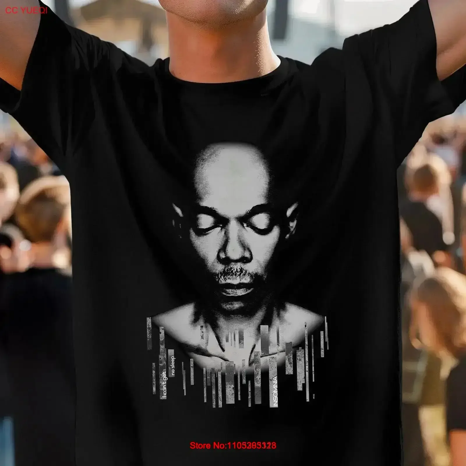 Insomnia Premium T shirt 90' Electronic House Trance Style Music Legendary ed Band Group Vintage Mood Washed streetwear