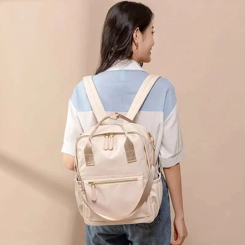 

Women Backpack Travel Casual Waterproof Oxford Shoulder Bags Female Large Capacity Handbag Rucksack Multi-function School Pack