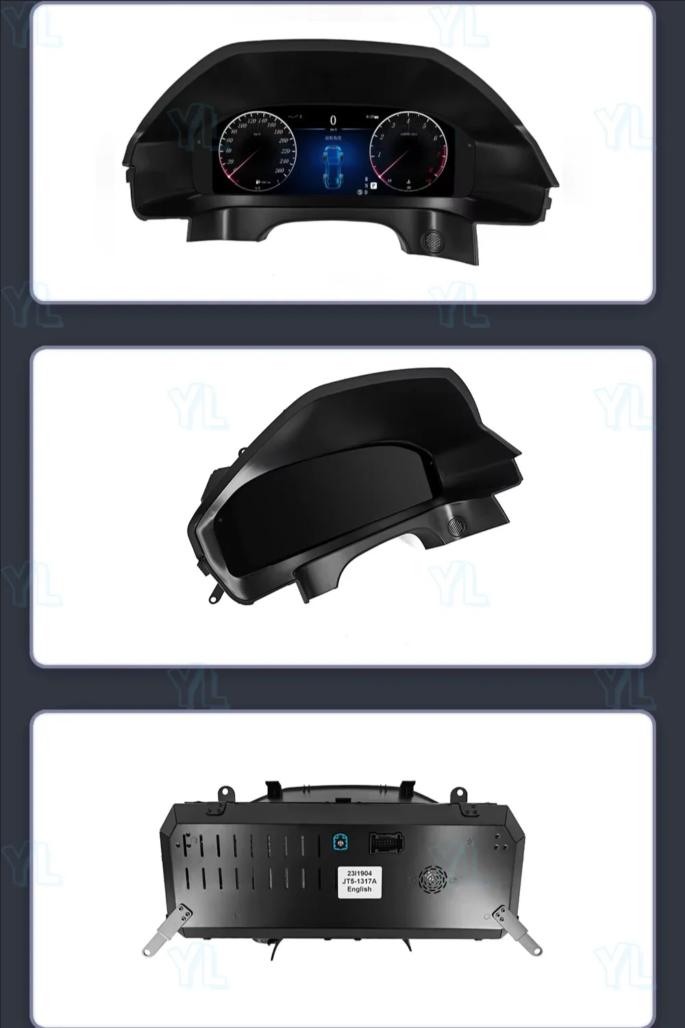 Panel Instrumen Digital Mobil Untuk Mercedes Benz E w212 (2014-2015) LCD Speedometer Dashboard Player Sistem Linux