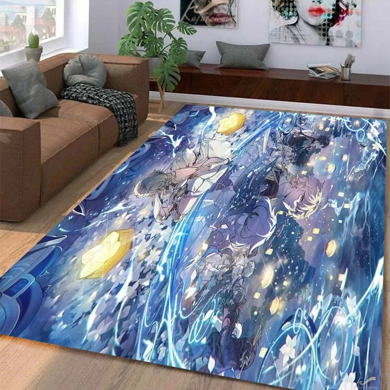 Carpet multi-sizeGame，G-Genshin Impact ,Carpet for Living Room Bedroom Kid's Room Home Decor Area Rug Non-slip Mat Sofa Mat