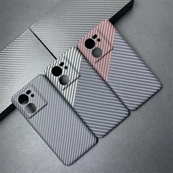 Cover For Xiaomi 13T Pro Case Carbon Fiber Texture Pattern Matte Hard Case For Xiaomi Mi 13T Pro 5G Funda Slim Ultra Thin Bumper