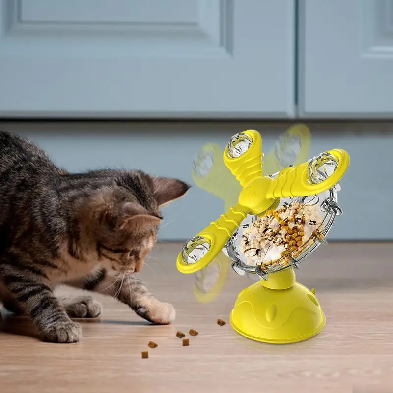 Cat Treat Dispenser Speelgoed Veilig Cat Treat Toys Cat Enrichment Toys Cat Puzzle Toy Interactief kattenspeelgoed voor glazen tegels Deuren Venster