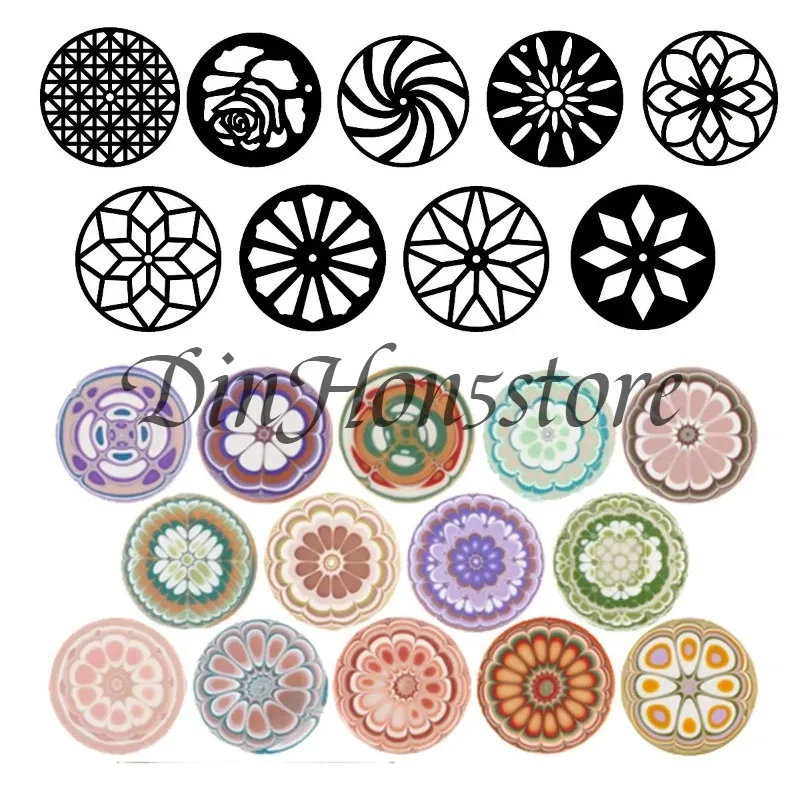 Kaleidoscope handmade soap flakes rendering soap cold soap acrylic latte silicone large round tube cylindrical silicone mold