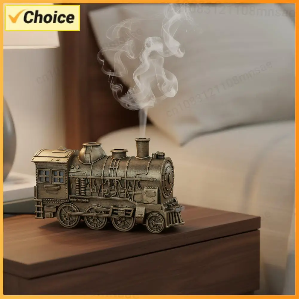 

Аромадиффузор в винтажном стиле «Паровоз» на 300 мл с двухцветной LED-подсветкой и пультом ДУ