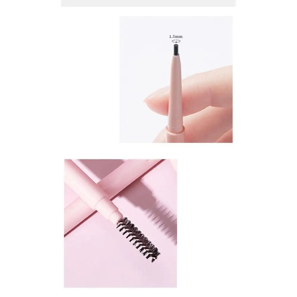 New 1.5mm Double-Ended Eyebrow Pencil Ultra Fine Portable Fine Brow Definition Shaper 2 in 1 Eye Makeup Tool