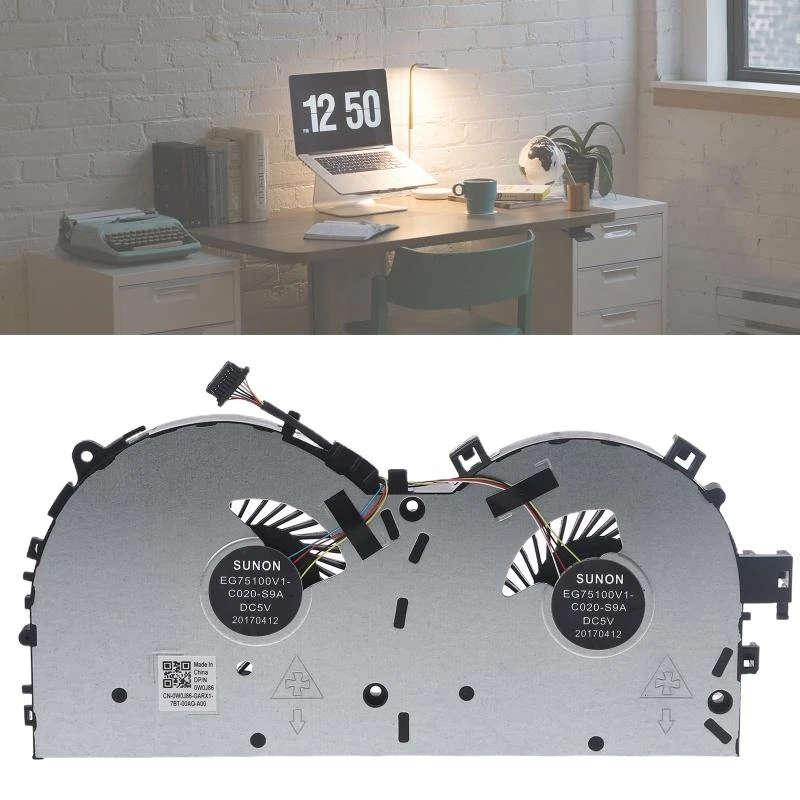 

Brushless Notebook Cooling Fan CPU Radiator for Legion Y520-15IKBA