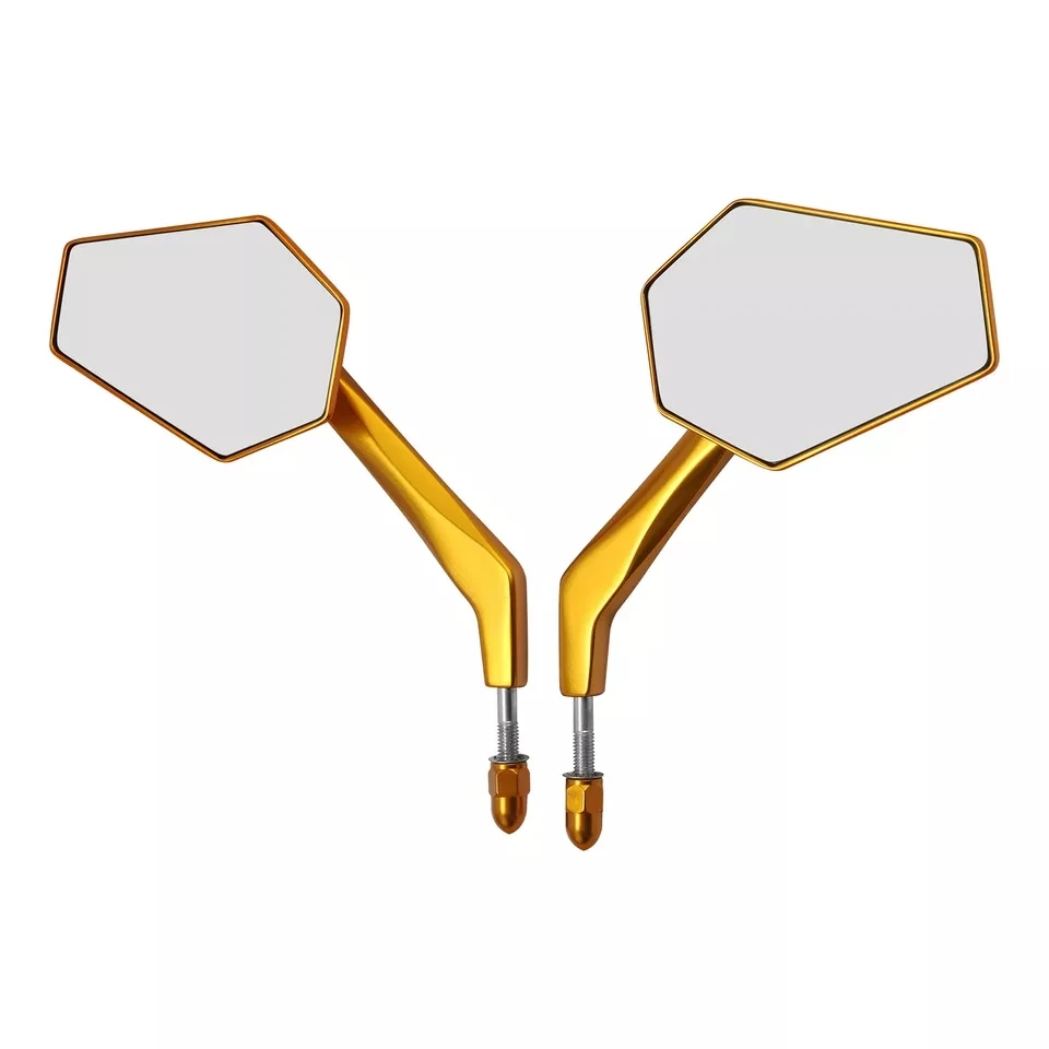 Motorcycle Oxidized Gold Rear View Mirrors Fit For Harley Touring Road Glide Street Glide 1982-2024