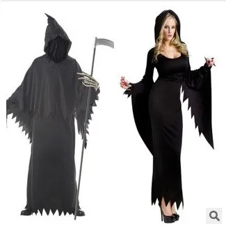 Loween diabo casal noite errante alma fem fantasma traje gótico sle feminino étnico palco wear primavera