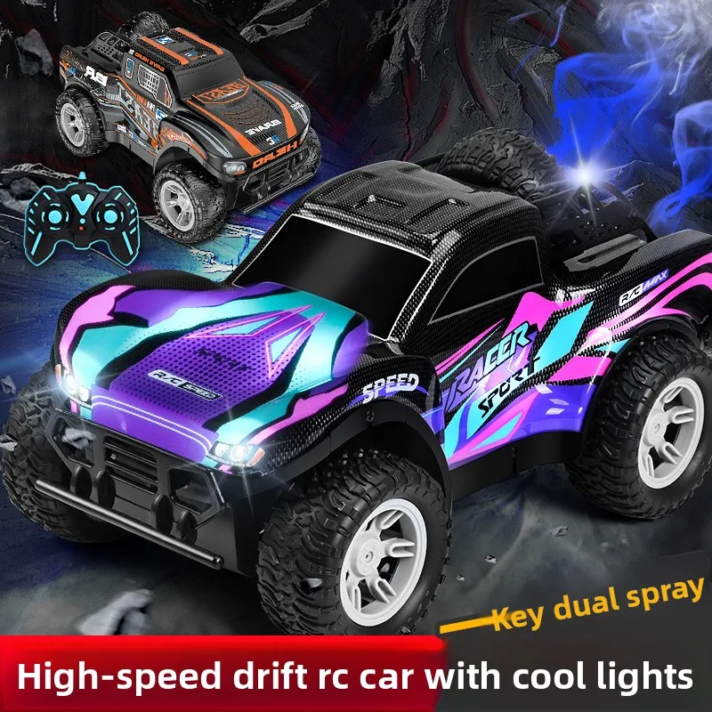 

Внедорожный пикап, вездеход, высокоскоростной автомобиль для скалолазания на Bigfoot, детский радиоуправляемый автомобиль, игрушечный светильник, модель автомобиля с двойным распылением, подарок для мальчика