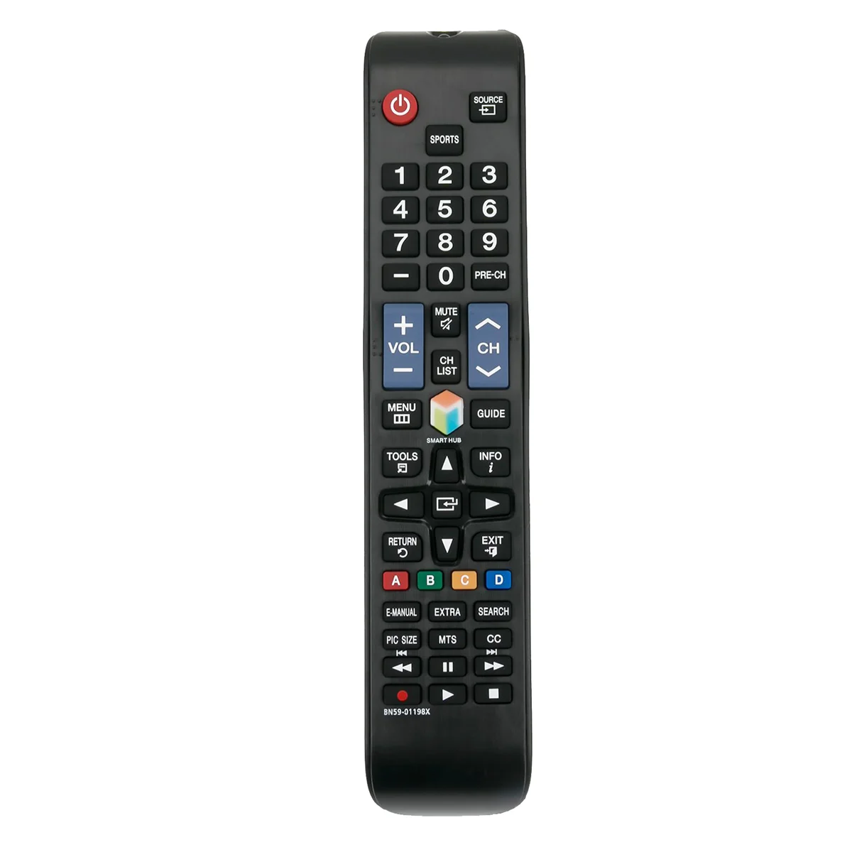 BN59-01198X Replace Remote for Samsung Smart TV UN40J6200 UN40J6300 UN55J6200 HDTV SUHDTV UN40J520D 5500 Series