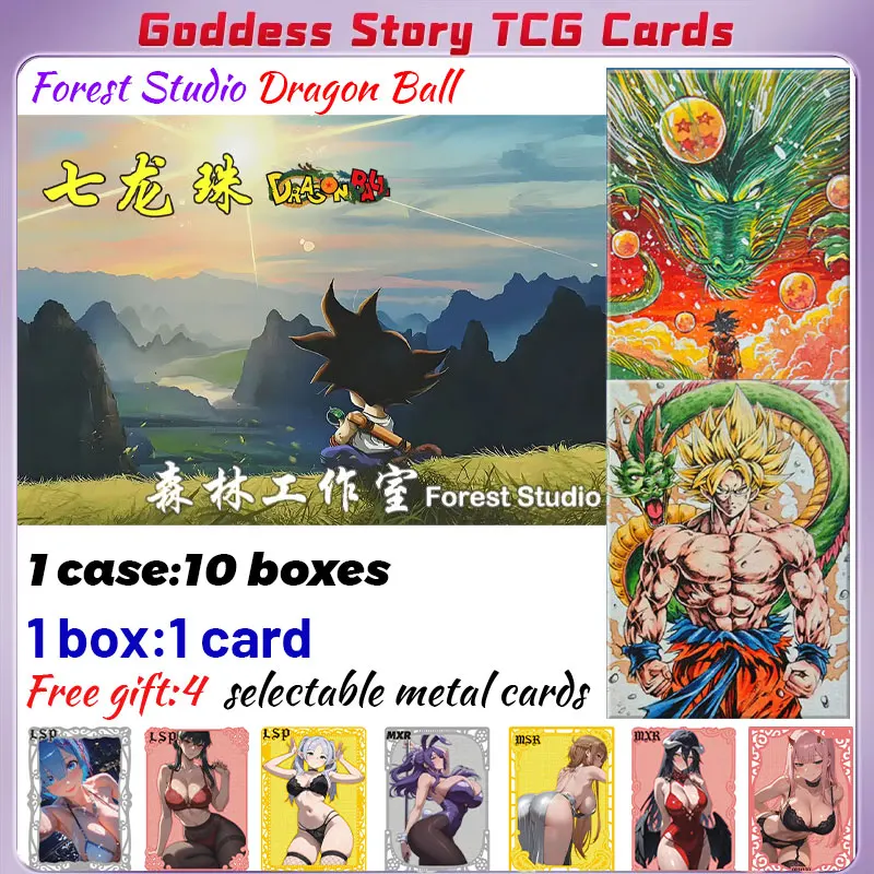 

Новейшие карты Forest Studio Dragon Ball, коллекция карт Shinobu, японское аниме, торговля Mitsuri, хобби, подарок