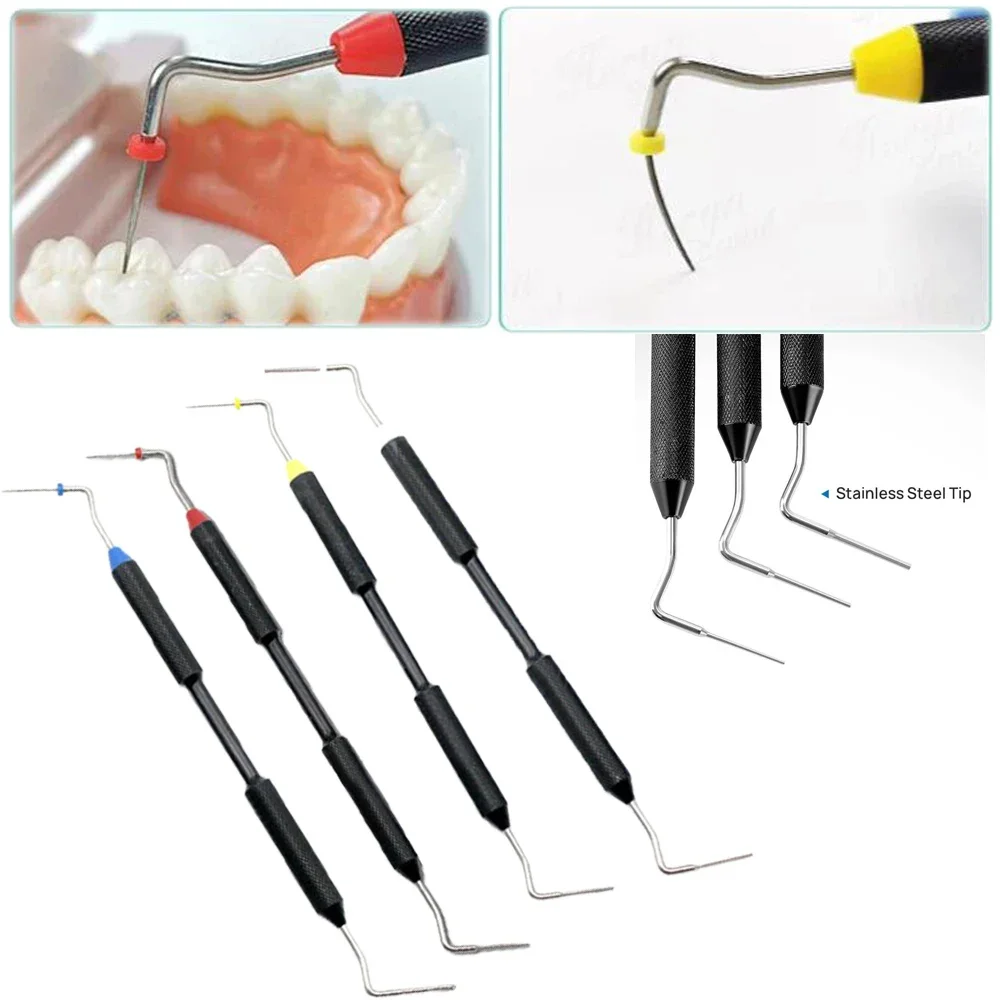 

Dental Root Canal Filler Stainless Steel Endo Plugger Hand File Instrument for Vertical Condensation Dentistry