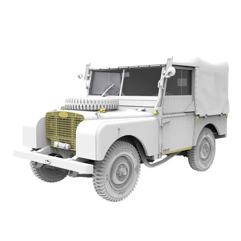 Kit modello di assemblaggio in plastica Gecko 35GM0062 FV18001 Mk. 1 Veicolo utilitario da 80 pollici 4x4 con tetto in tela (inizio della produzione) 1/35