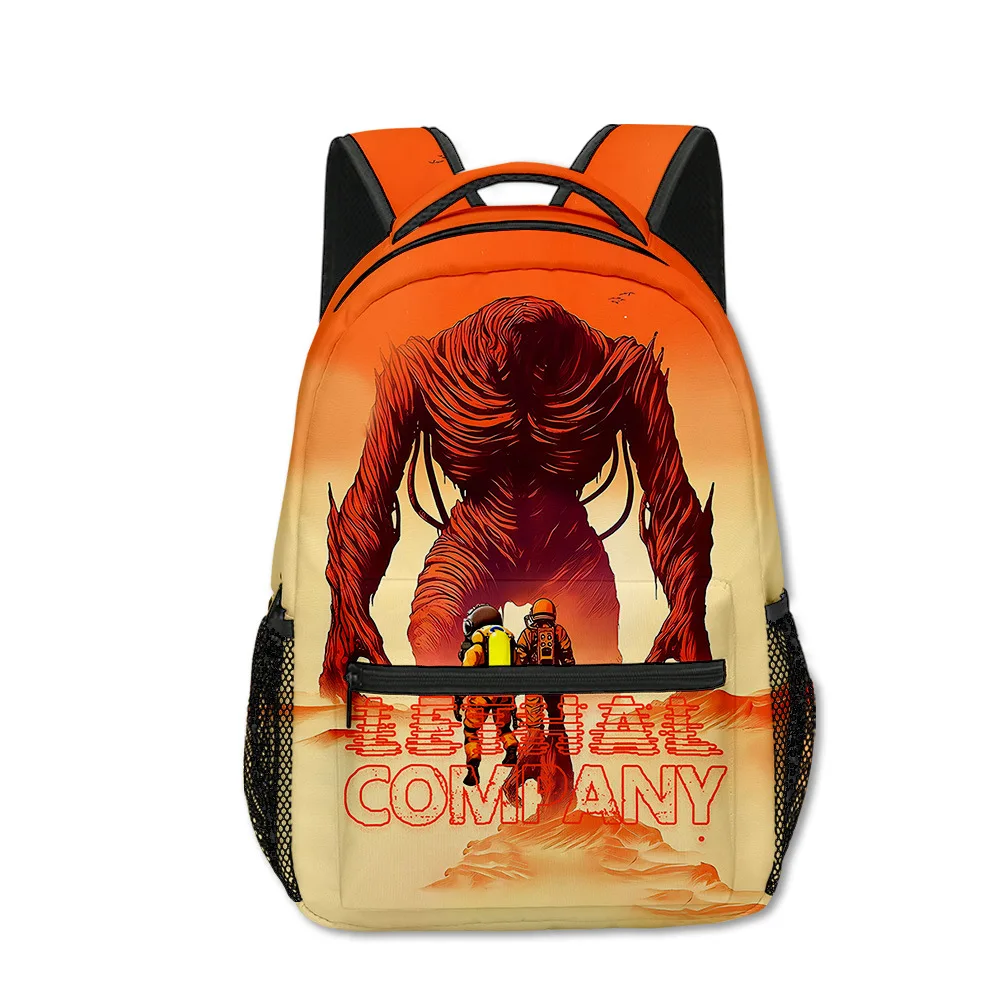 

Популярные забавные студенческие рюкзаки Lethal Company в стиле хип-хоп, рюкзаки для ноутбуков, водонепроницаемые оксфордские рюкзаки с 3D принтом для мальчиков и девочек, дорожные рюкзаки