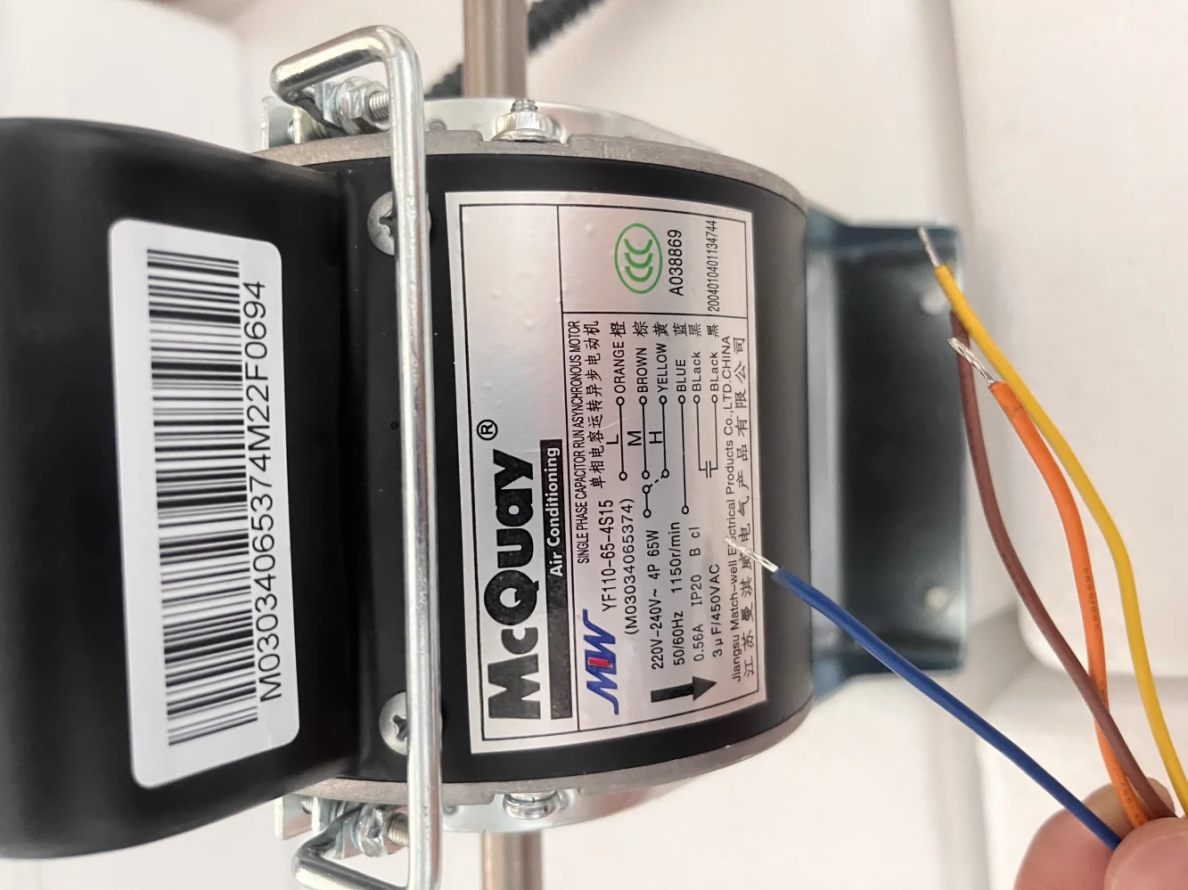 

New for McQuay air conditioner YF110-32-4S8 motor YF110-40-4S12 coil YF110-38-4S8 YF110-65-4S15 YF110-42-4S9 YF110-40-4S12 YF110