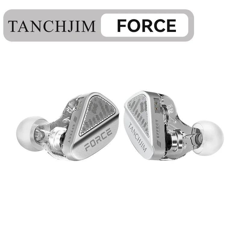 TANCHJIM x Effect Audio Force Open-Back Dual Dynamic Driver Flagship In-Ear Hi-Fi Earphones 3.5mm/4.4mm/DSP Plug