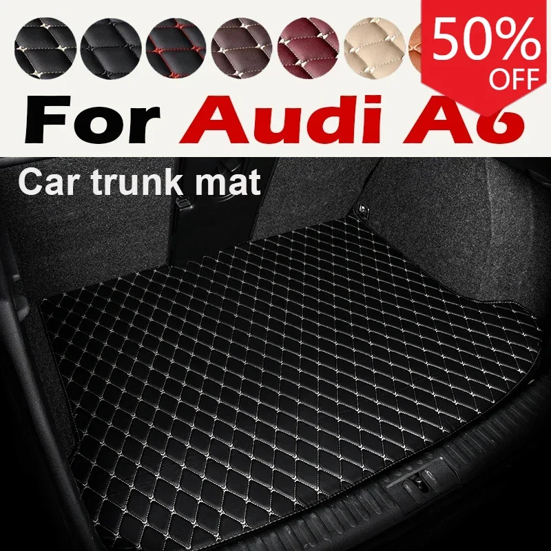 Car trunk mat for Audi A6 Station wagon 2007 2008 2009 2010 2011 2012 2013 -2018 cargo liner carpet interior accessories cover