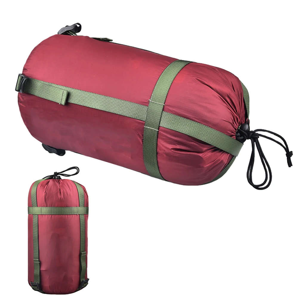 

Sleeping Bag Compression Sack Quilts Storage Bags Camping Hiking Gear Outdoor Trekking Survival Lightweight Durable