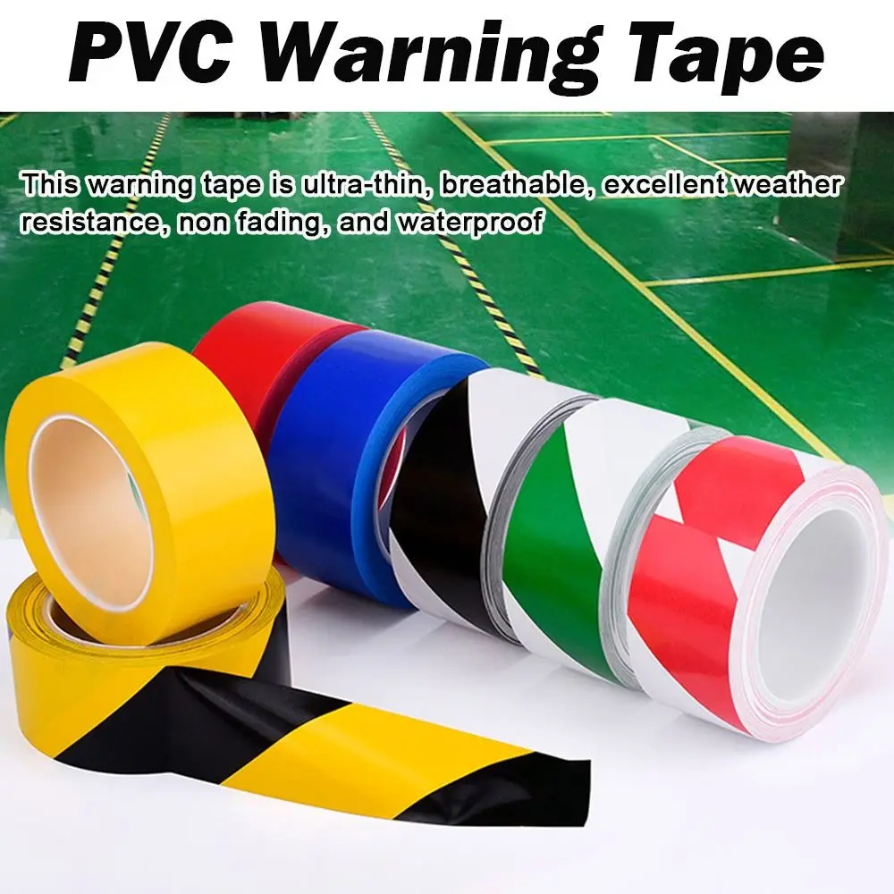 

Safety Warning Hazard Adhesive PVC Warning Tape Waterproof Anti-slip Safety Traction Tape Floor Tape Stairs Floor