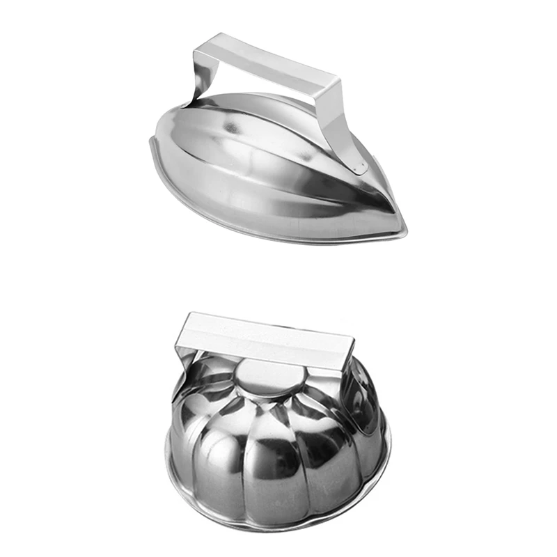 Japanese-Style Stainless Steel Boat-Shaped Egg-Wrapped Rice Mold Rice Molds