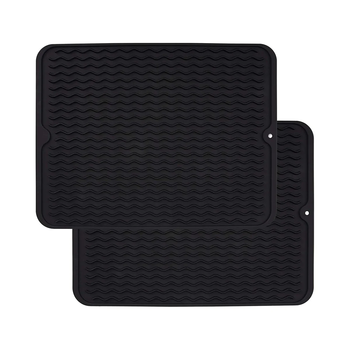2 шт., силиконовый коврик для сушки Ilicone, 40 х30 см
