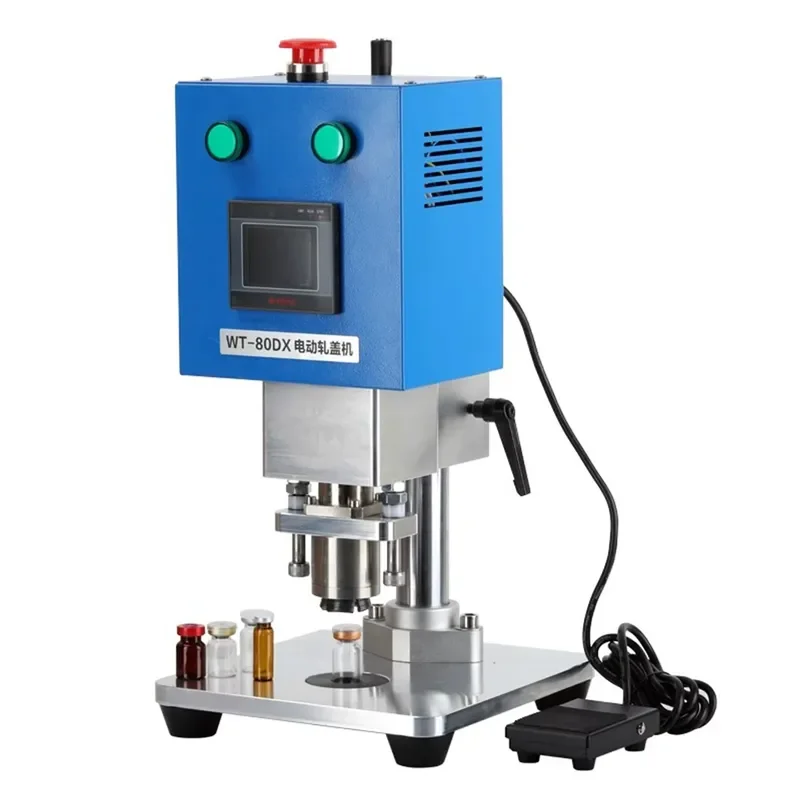 for WT-80DX Pure Electric Bottle Capping Machine Oral Liquid Aluminum Plastic Cap Cyclic Down Pressure Fully Automatic Ampere
