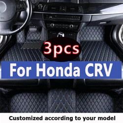 Car Floor Mats For Honda CRV 2012 2013 2014 2015 2016 Custom Auto Foot Pads Automobile Carpet Cover interior accessories