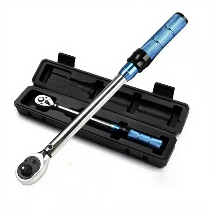 Torque Wrench 3/8 Inch Drive 10-60Nm High Precision Ratcheting Mechanic Tool for Car Bike Repair Maintenance Garage Workshop