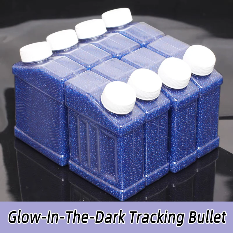 HOTDIY Arma de brinquedo com balas de água Cristal Solo Contas de água Lama Decoração de casamento Crescendo Bolas de água Recarga Blaster Bala DIY