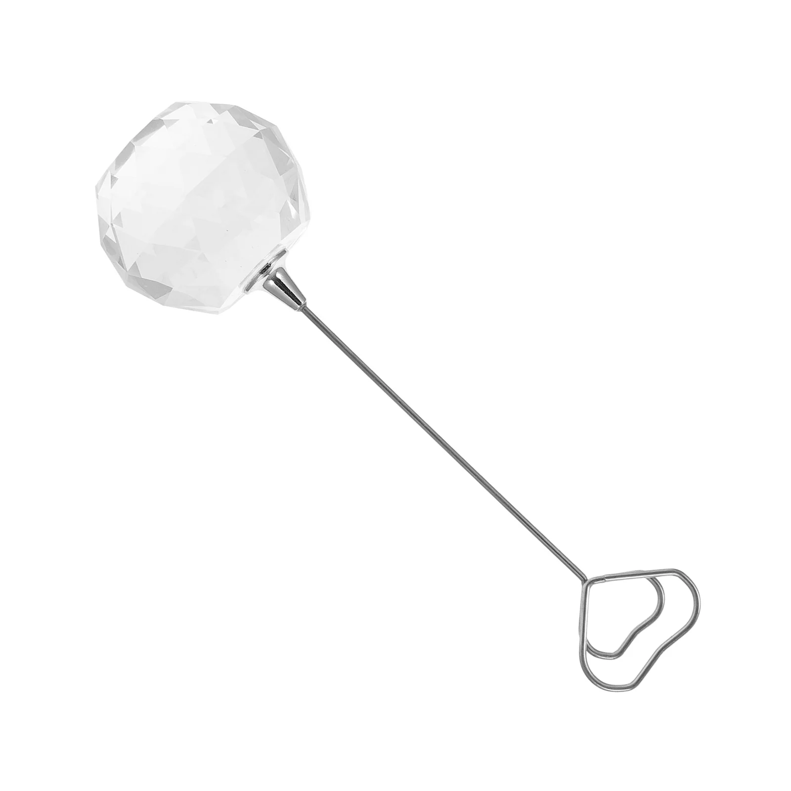 

Crystal Wedding Memo Holder with Stable Base Multi-Functional Name Stand for Table Number Menu Photo Display Decoration Supplies