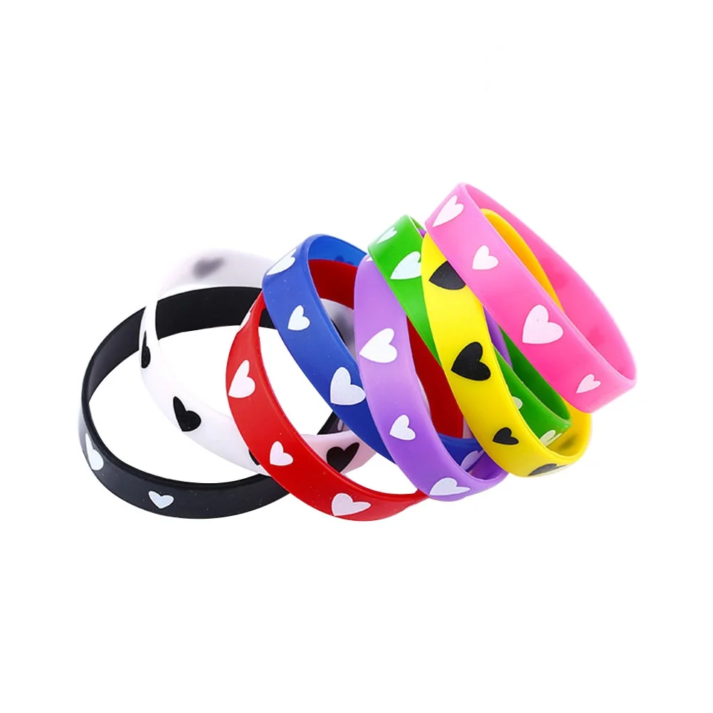 

20pcs CandyColored SiliconeWristbands EcoFriendly Comfortable Stretchable WomenBracelet GirlsDecoration Waterproof Gifts Kids