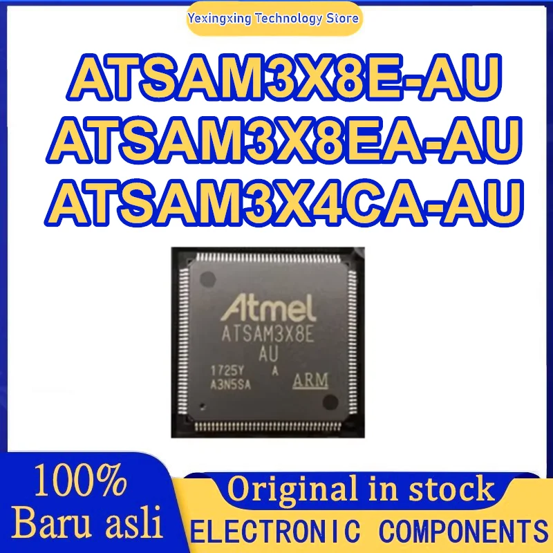 

ATSAM3X8E-AU ATSAM3X8EA-AU ATSAM3X4CA-AU LQFP144 100% оригинальный инвентарь