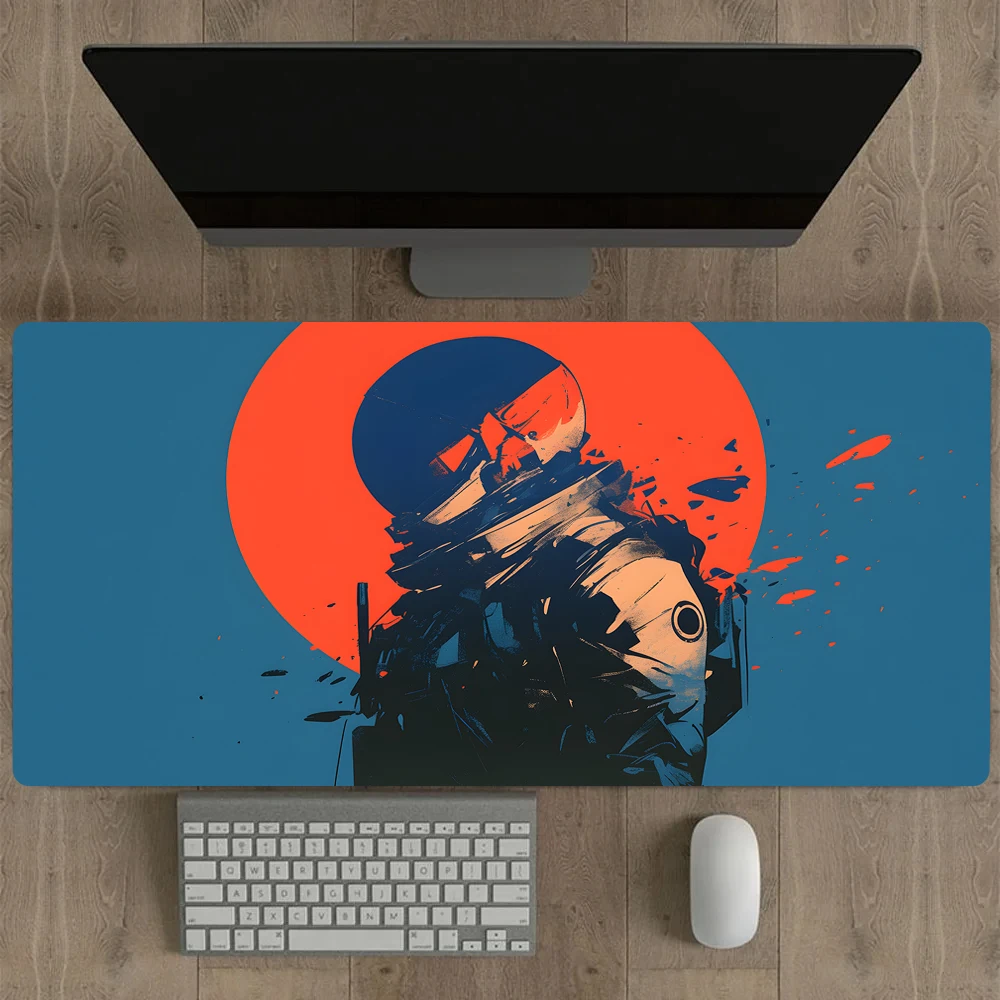 

Gaming special large e-sports mousepad astronaut pattern desk mat rubber non-slip locking process entertainment office universal