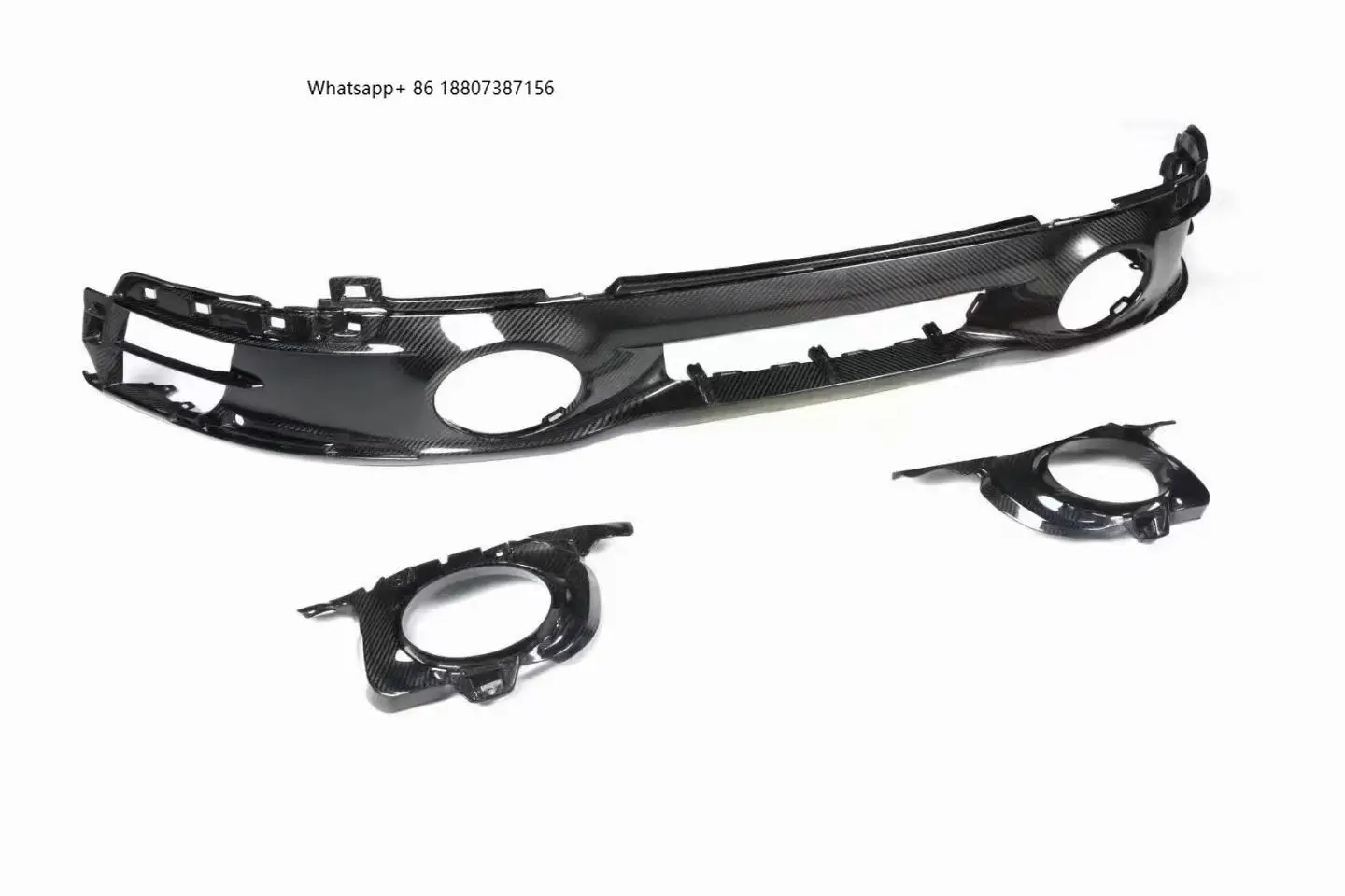 

For for 911 992 Carrera Targa 4S GTSOEM Style Dry Carbon Fiber Bumper Rear Diffuser Exhaust Separator Lip Kit New