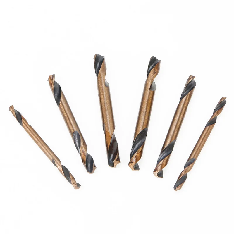 HSS Cobalted Double End Twist Drill Bits for Metal/Stainless Steel/Iron/Aluminum Alloy/Copper Metal Woodworking Drilling Tools