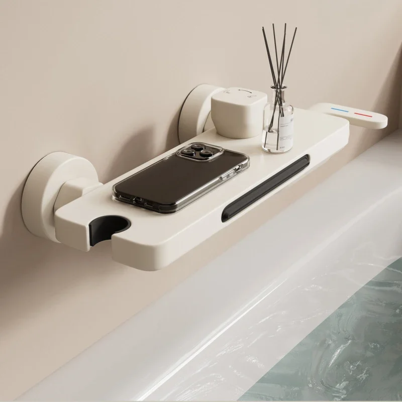 Bathroom Waterfall Bathtub Faucet With Hand-held Shower Head Wall Mounted Hot and Cold Mixer Tap Shower Set Single Handle